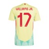 Maillot de Supporter Espagne Williams JR 17 Extérieur Euro 2024 Pour Enfant